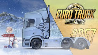 ЗИМА В ETS2 И НОВАЯ КАРТА. НОВОГОДНИЙ ИВЕНТ - Euro Truck Simulator 2 (1.49.2.15s) [#357]