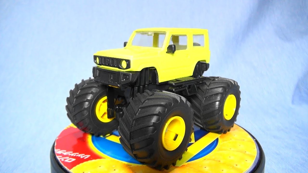 1/32 アオシマ 楽プラ ジムニー を タミヤ ワイルド ミニ四駆に