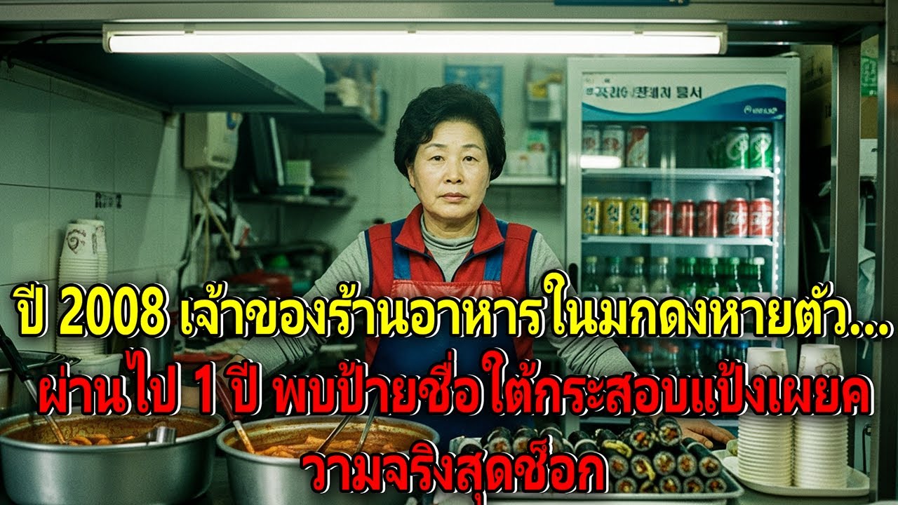 ปี 2008 เจ้าของร้านอาหารในมกดงหายตัว… ผ่านไป 1 ปี พบป้ายชื่อใต้กระสอบแป้งเผยความจริงสุดช็อก