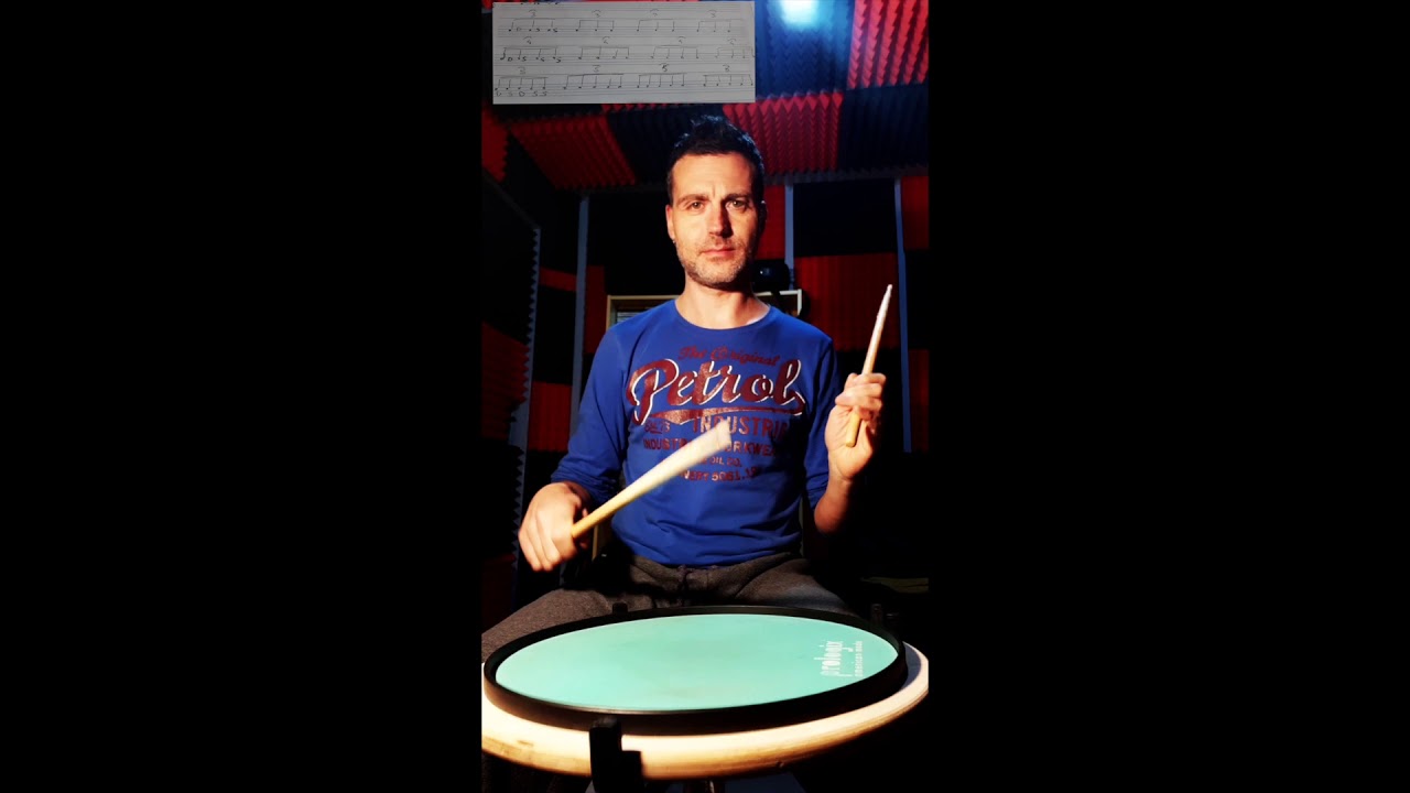 Rudimenti batteria .3 Rudimenti per la mano sinistra. YouTube