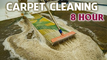 8 Hours Carpet Cleaning for Sleeping - ASMR Deep Sleep and Relaxation - Deep Sleep