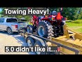 PawPaw 5.0 towing heavy! New tractor & massive catch can dump! You have to 👀 this!