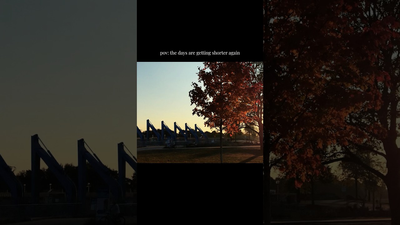 the beginning of fall 🍂 