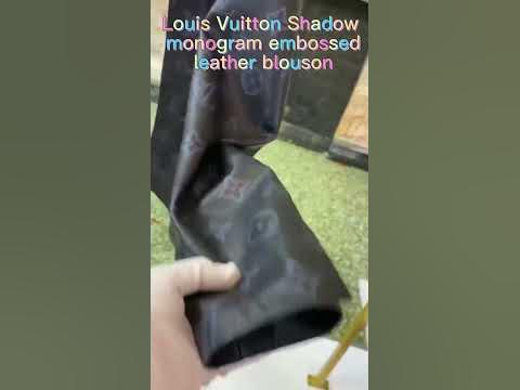 Louis Vuitton Monogram Embossed Leather Blouson