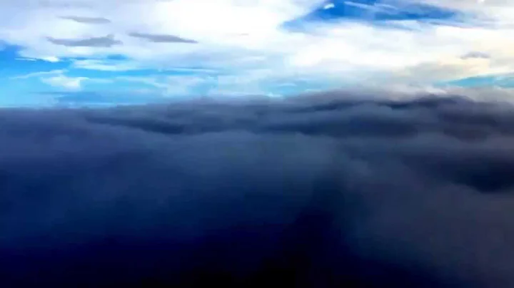 N55HD descending into undercast and heading home.