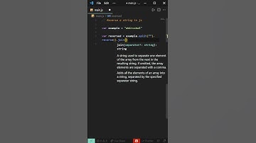 Reverse a string in #Javascript