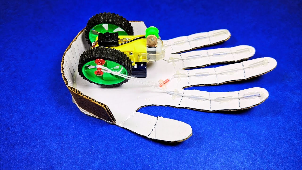 DIY Walking Hand | Robotic Hand Science Project | How to make a Robotic ...