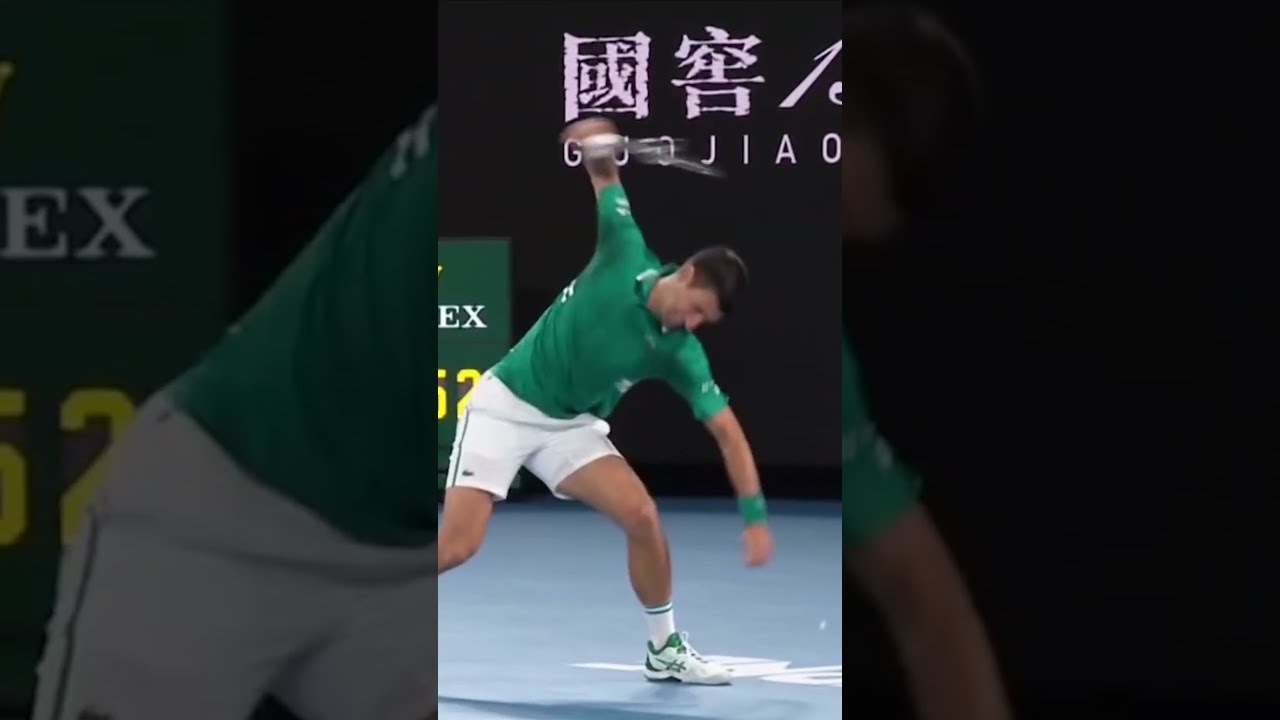 Australian Open Novak Djokovic Tennis Racket Smash