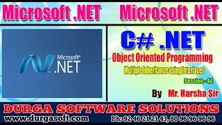 .Net Tutorial | Session - 44| Multiple Inheritance using Interfaces by Harsha sir
