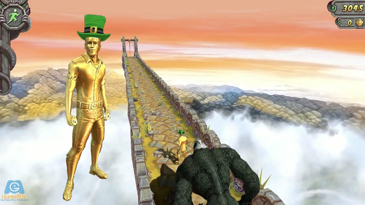 iGameMix🏛GUY DANGEROUS GOLDEN GUY LEPRECHAUT HAT👏TEMPLE RUN 2 BLOOMING SANDS FULLSCREEN✅