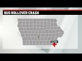 5 injured in Iowa school bus crash in stable condition