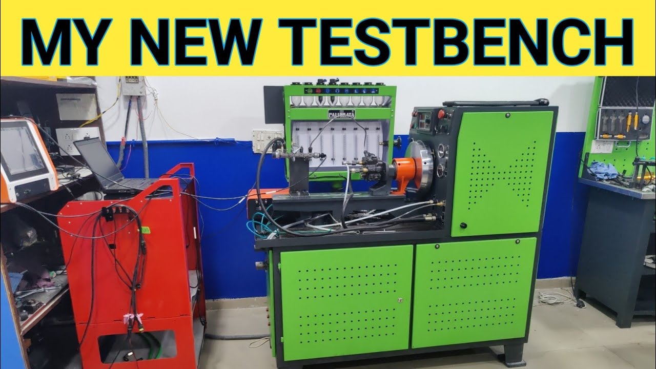 МОЙ НОВЫЙ ИСПЫТАТЕЛЬНЫЙ СТЕНД! НОВАЯ МАШИНА ДЛЯ СИСТЕМЫ CRDI! НОВАЯ МАШИНА ДЛЯ ИСПЫТАНИЯ НАСОСОВ!...