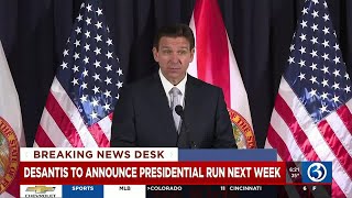 BREAKING: FL Gov. DeSantis expected to announce presidential campaign next week