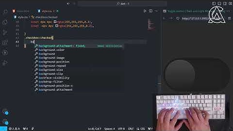ASMR Coding | Dark and Light Mode | No Talking