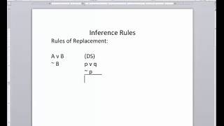 Replacement Rules Part I