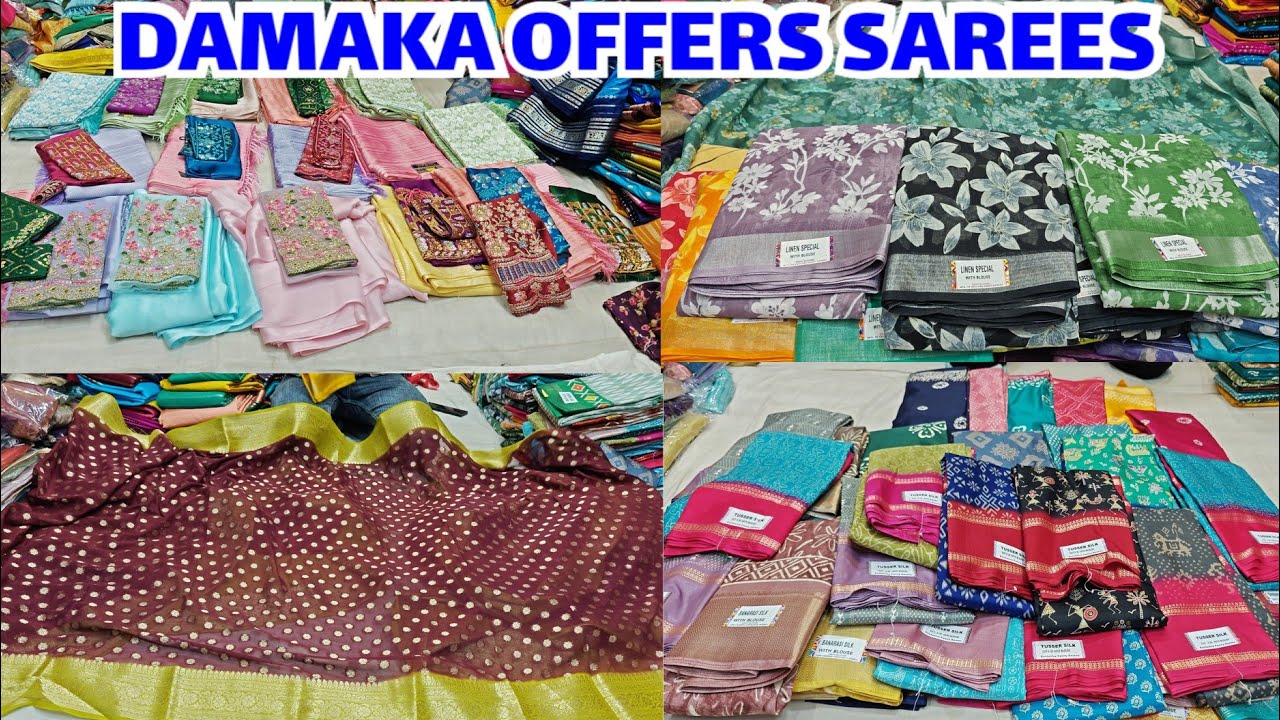 Chickpet Bangalore Wholesale Designer Sarees SPL OFFERS/Single Saree Courier Available/Shopping