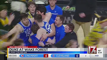 Duke player shaken by fans as Wake Forest stuns Blue Devils, storms court