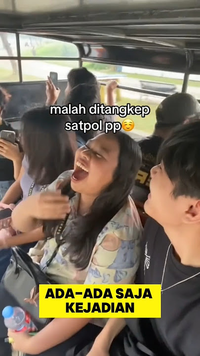 momen lucu ketika lagi enak-enak nongkrong tiba-tiba ditangkap satpol PP ‼️‼️ #ngakak #lucu #kocak
