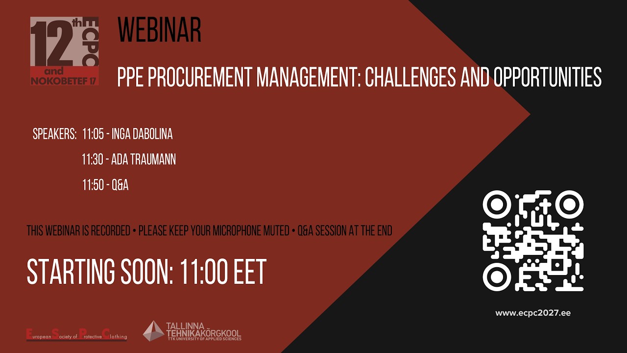 ビジネス・経済 Procurement Professional ManagementGuide ECPC2027 Webinar series - PPE procurement management: challenges