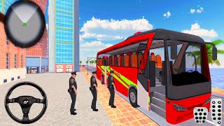 سائق حافلة الشرطة السجون 1# - العاب سيارات - محاكي القيادة screenshot 3