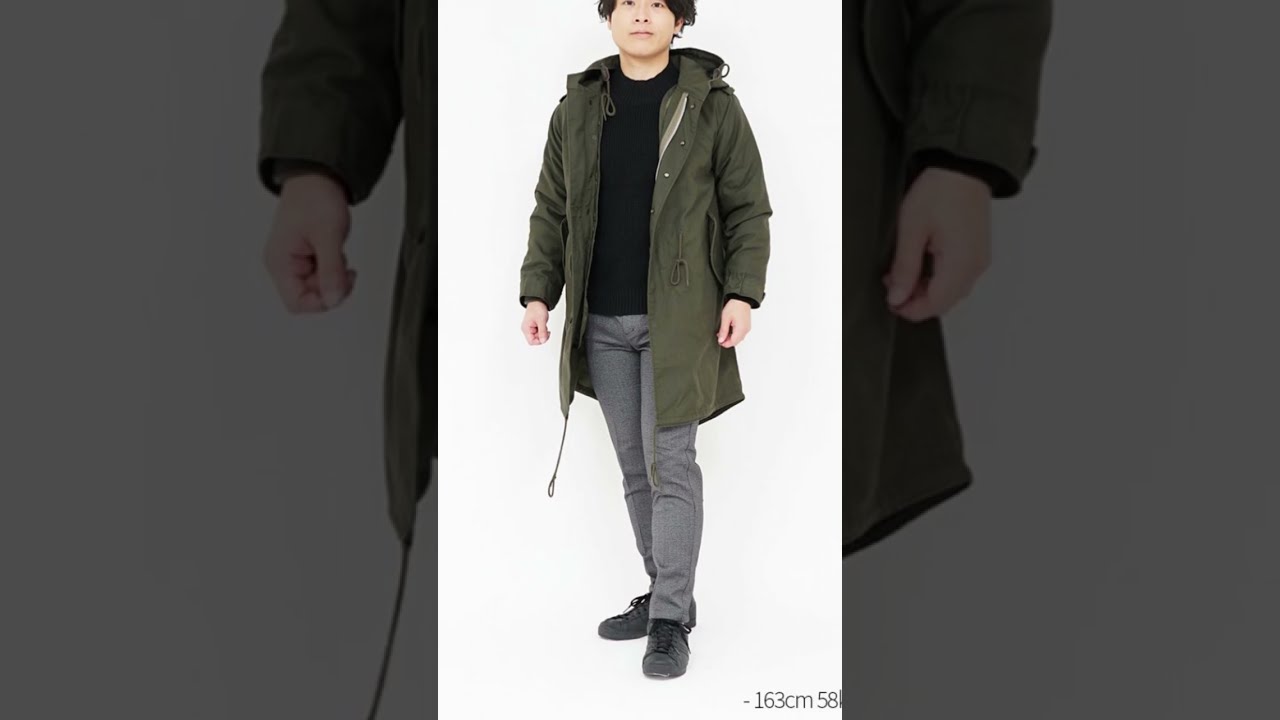 小さいサイズのモッズコート【小さいサイズ専門メンズブランド
