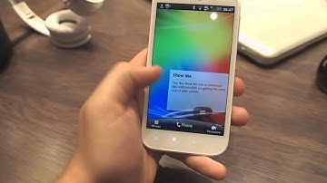HTC Sensation XL UI demo