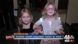 Joy fills Johnson County courtroom on National Adoption Day