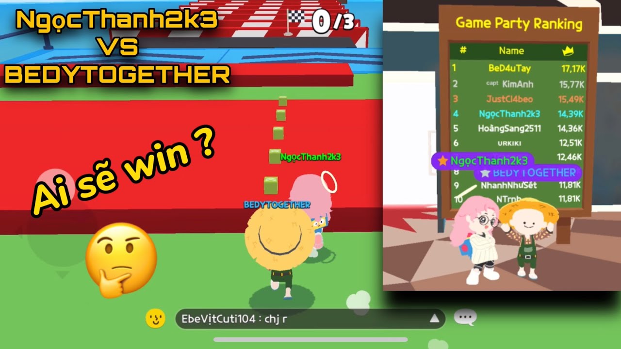 [Play Together] NgọcThanh2k3 VS BEDYTOGETHER / Giao lưu tiệc trò chơi với BEDYTOGETHER và cái kết…🤣