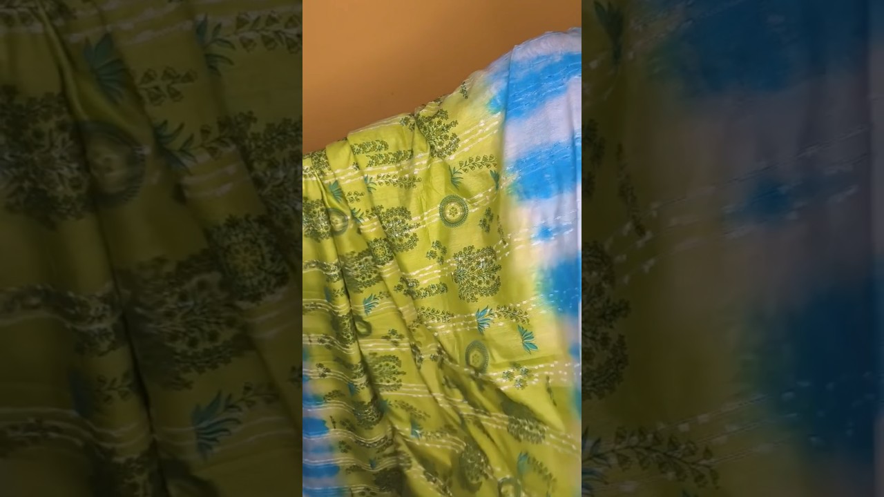 For enquiry WhatsApp 👉 8144043885 soft tussar with thread work price@₹1250 