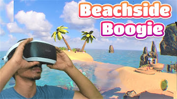 Beachside Boogie🏖️- Astro Bot Rescue Mission VR World2 Level 2 -All robots+Chameleon(Eng Commentary)