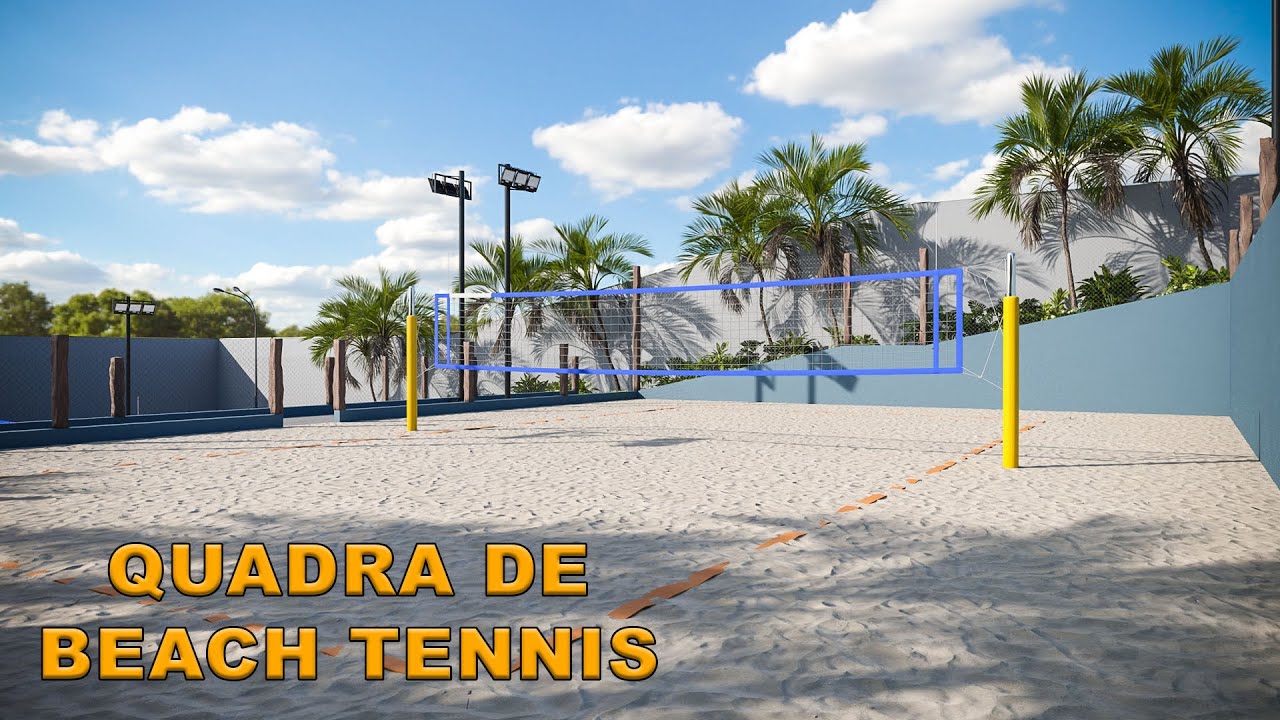 RENDER externo no ENSCAPE - QUADRA DE BEACH TENNIS - YouTube