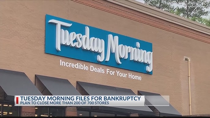 Tuesday Morning to close over 200 stores, files for Chapter 11