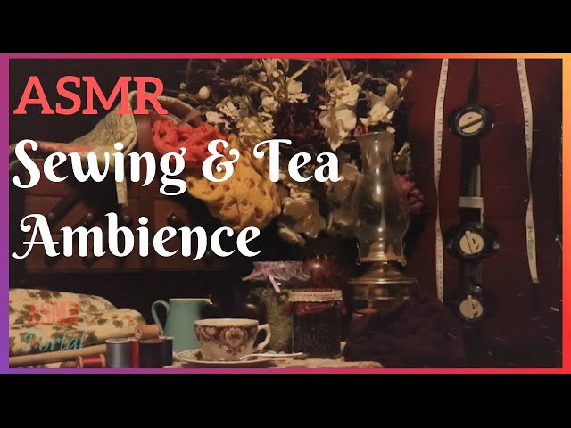 [ASMR Ambience] Constance's TeaThyme Shoppe & Seamstress ☕️👗✂️