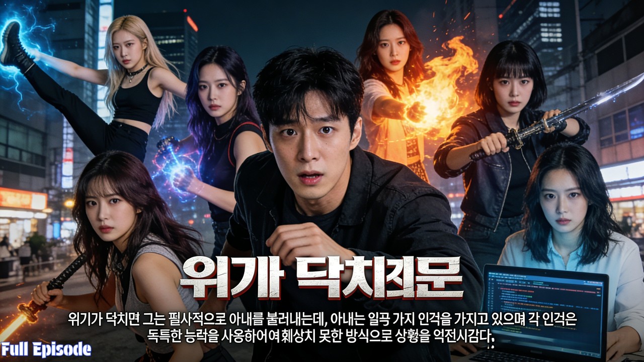 위기가 닥치면 그는 필사적으로 아내를 불러내는데, 아내는 일곱 가지 인격을 가지고 있으며 각 인격은 독특한 능력을 사용하여 예상치 못한 방식으로 상황을 역전시킨다.