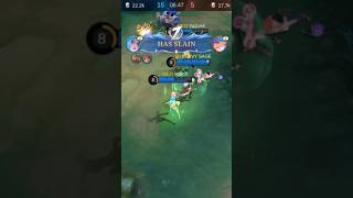 Angela summer skin gameplay 🧚 #mobilelegends #angela #mlbbcreatorcamp