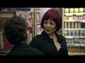 Olivia Coleman Black Seamed Stockings 