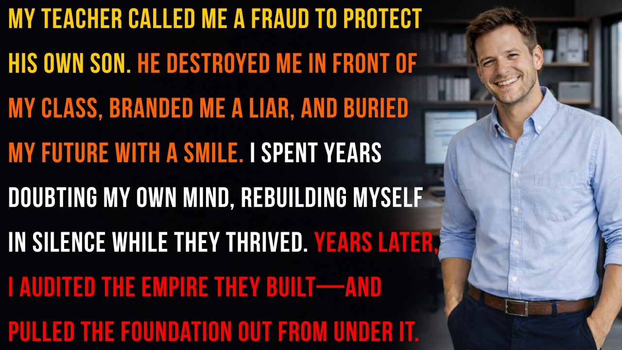He Publicly Branded Me a Liar to Boost His Son —Years Later, I Audited Their Empire and Destroyed It