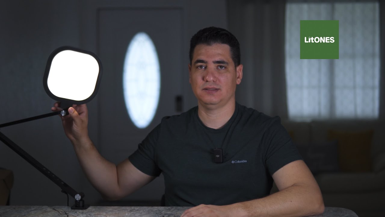 Litones Desk Lamp for Home Office Video Conference Light Perfect