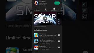 solar smash game install #gameplay #shorts screenshot 1