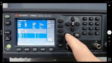 キーサイトE4980A LCRメータ―基本操作