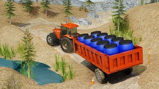 Farming Tractor Cargo Sim Mountain Jeep Driver (by Level9 Studios) Android Gameplay [HD] screenshot 3
