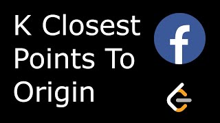 K Closest Points to Origin | LeetCode 973 | Python