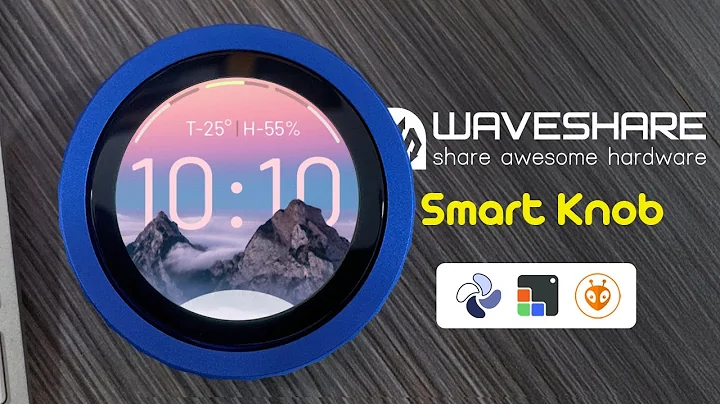 ESP32 S3 Smart Knob with @waveshareelectronics  1.8” Knob Display using LVGL #esp32 #lvgl