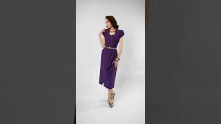 Gloria 1940s Dress Clematis by Vivien of Holloway | Classic Style & Timeless Fashion