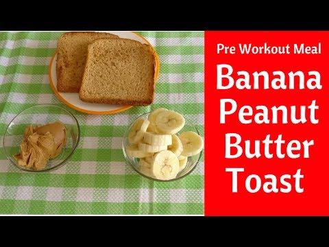 banana-peanut-butter-toast-pre-workout-meal-for-quick-weight-loss-|-quick-breakfast-recipe-#fitbites