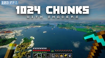 1024 Render Distance in Minecraft | Distant Horizons 2.0.2 | Bliss Shaders