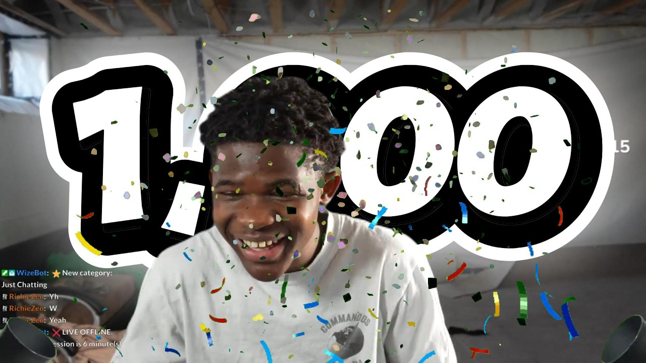 THANK YOU ALL FOR THE 1K SUBSCRIBERS--IM CRYING #1ksubscribers #roadto10k #goddid #ishowspeed