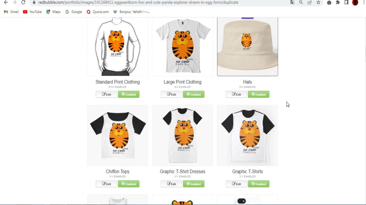 Ajouter nouveau Design tigre redbubble de la collection Eggwantborn - partie2  by redmoon9