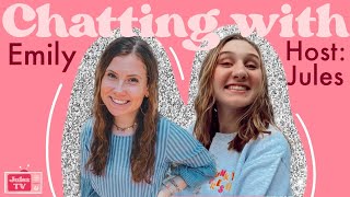 Jules TV ep. 7- Chatting with Emily-the 70’s queen- about finding confidence and groovy clothes