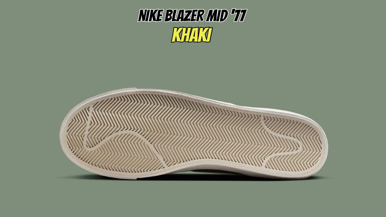 nike blazer khaki